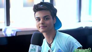 Abraham Mateo durante la entrevista para LosInterrogantes.com