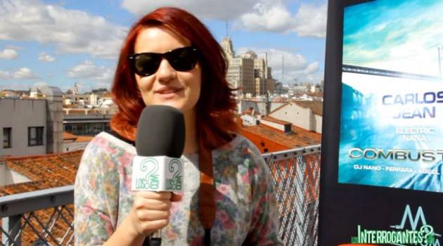 Electric Nana durante la entrevista a LosInterrogantes.com