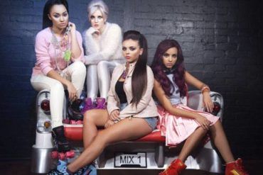 Little Mix posando para su álbum debut 'DNA'