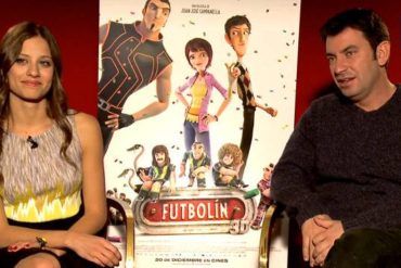 Imagen de Michelle Jenner y Arturo Valls durante la entrevista por