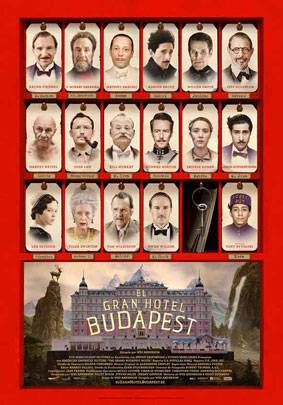 El gran Hotel Budapest - Cartel