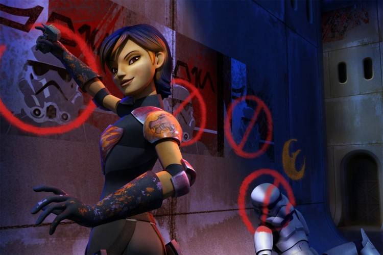 Sabine, la más rebelde de los rebeldes 'Star Wars Rebels: La chsipa de la rebelión'