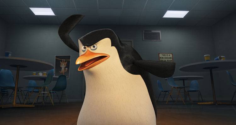 Imagen de la película 'Los pingüinos de Magadascar' 