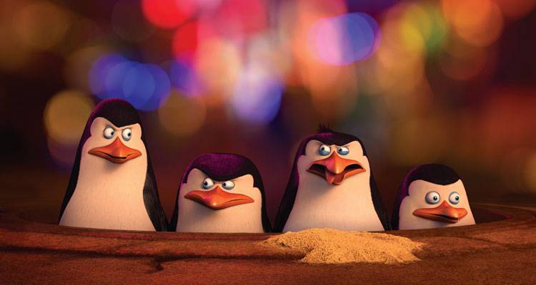 Imagen de la película 'Los pingüinos de Magadascar'
