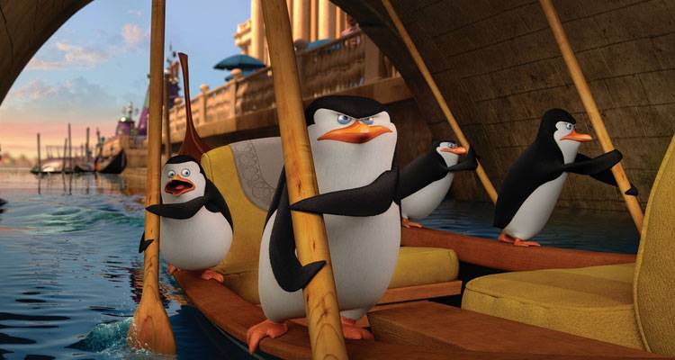 Imagen de la película 'Los pingüinos de Magadascar' 