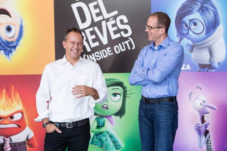 Del revés (Inside out): Entrevistas con Pete Docter (Director) y Jonas Rivera (Productor)