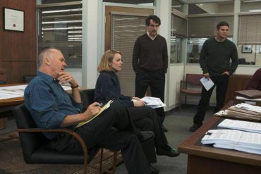Brian d'Arcy James, Mark Ruffalo, Michael Keaton y Rachel McAdams