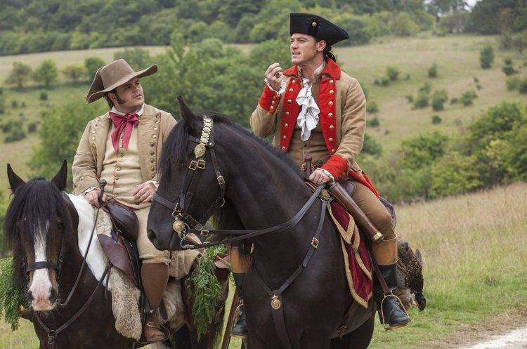 Josh Gad y Luke Evans como Le Fou y Gastón