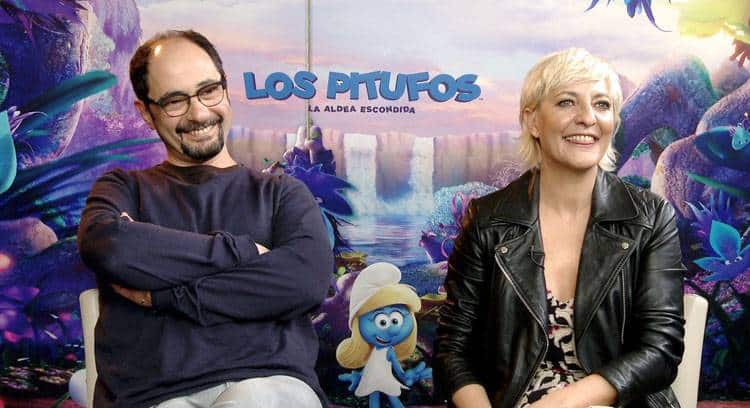 Eva Hache y Jordi Sánchez durante la entrevista con Los Interrogantes