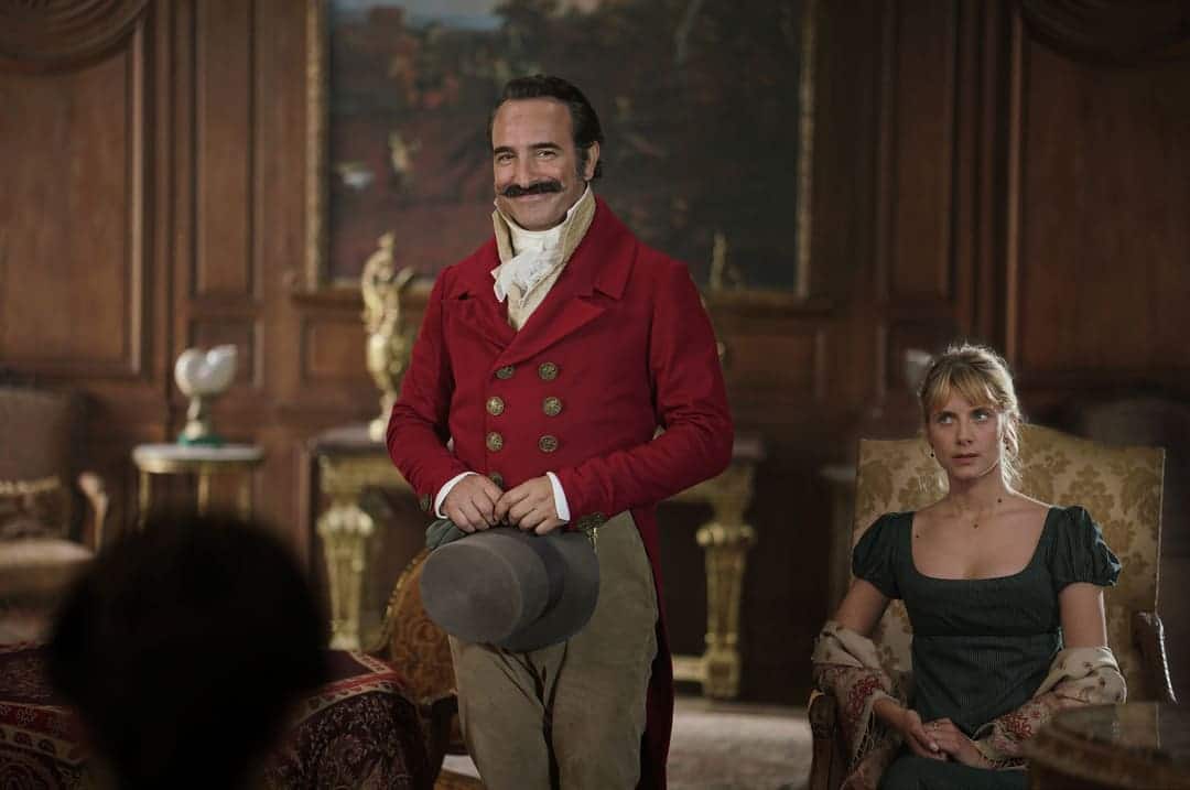 Jean Dujardin y Mélanie Laurent en la película 