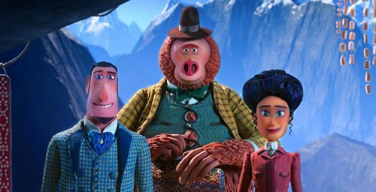 Los personajes principales de la película Mr Link