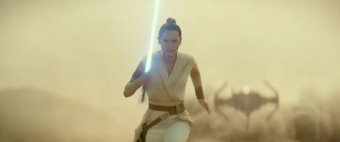 Rey (Daisy Ridley) en Star Wars 9