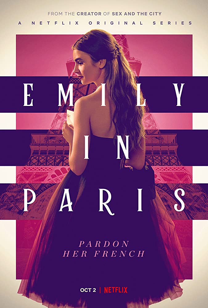 Cartel de la serie Emily en París de Netflix
