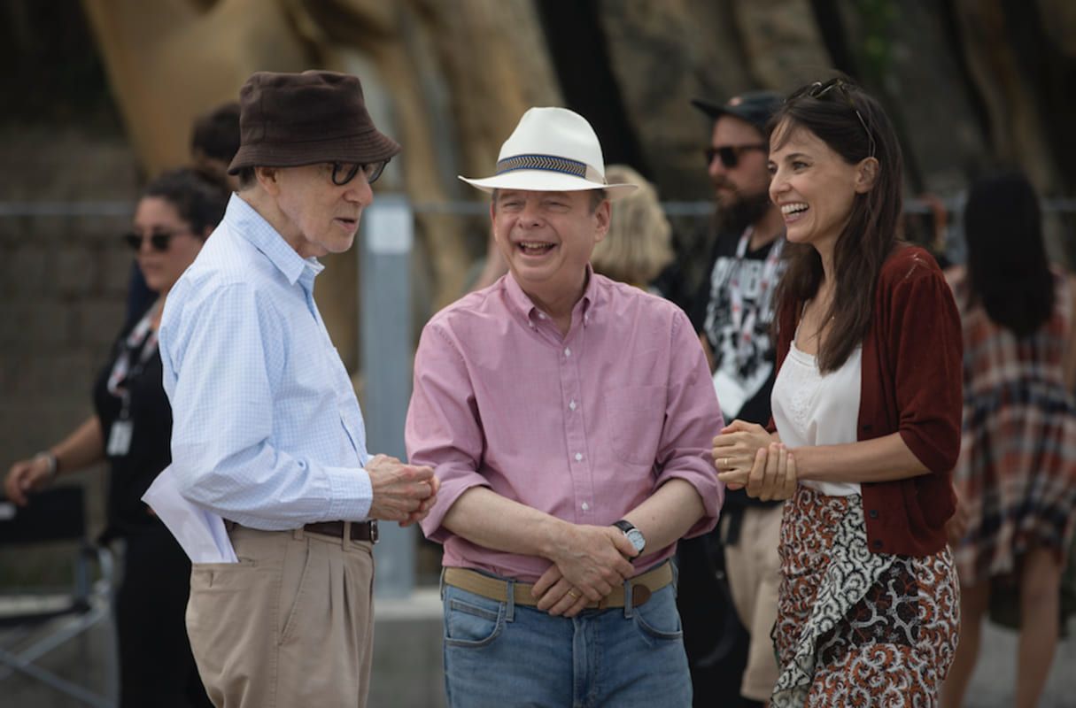 Woody Allen durante el rodaje