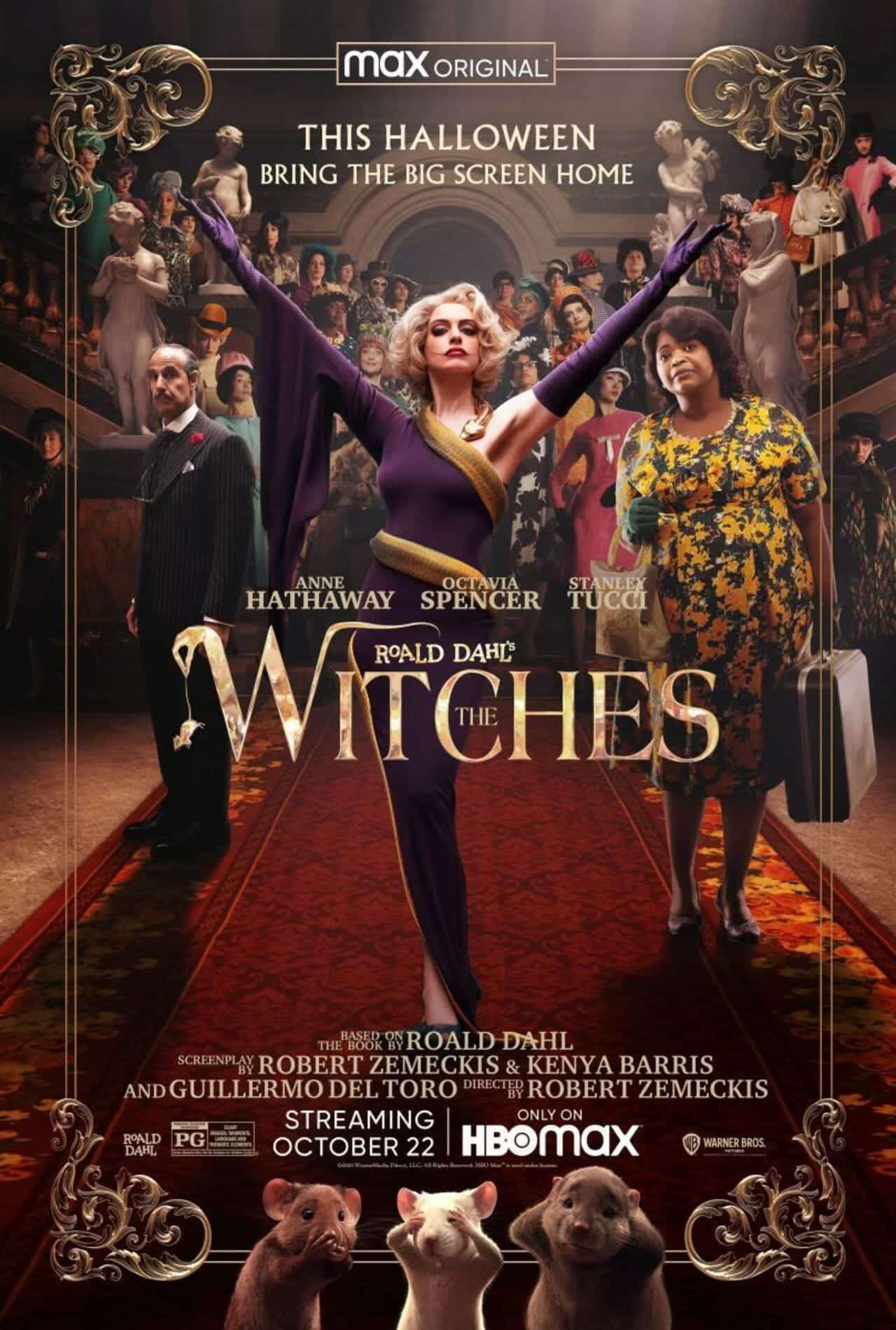 Cartel de la película Las Brujas (2020), de Robert Zemeckis