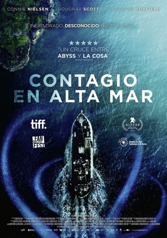 Cartel de la película Contagio en alta mar
