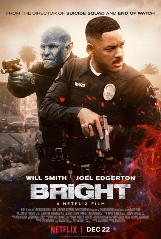 Cartel de la película Bright de Netflix