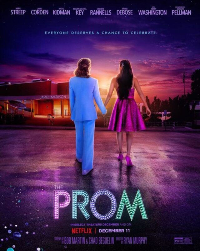 Cartel de la película The Prom de Netflix