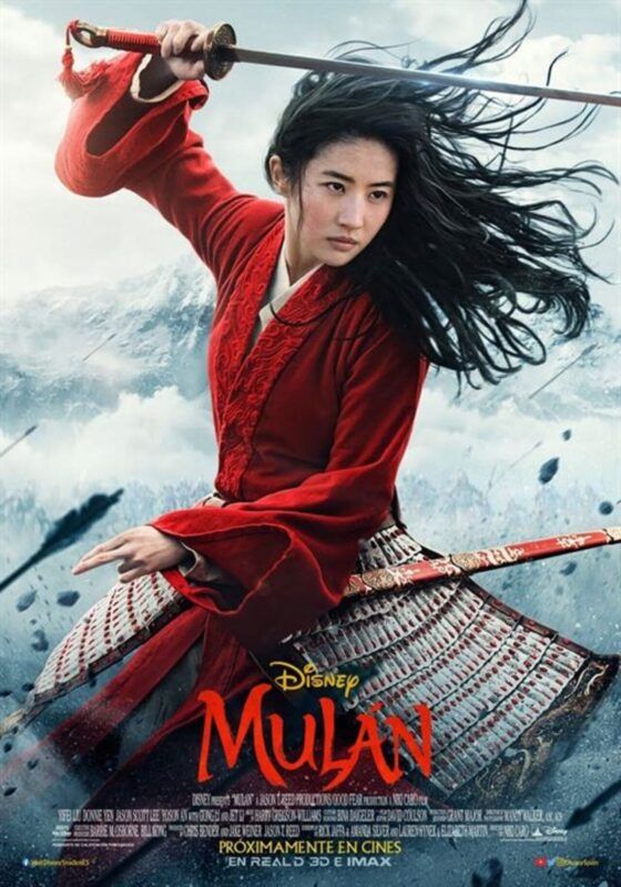 Cartel de la película Mulán (2020) de Disney Plus