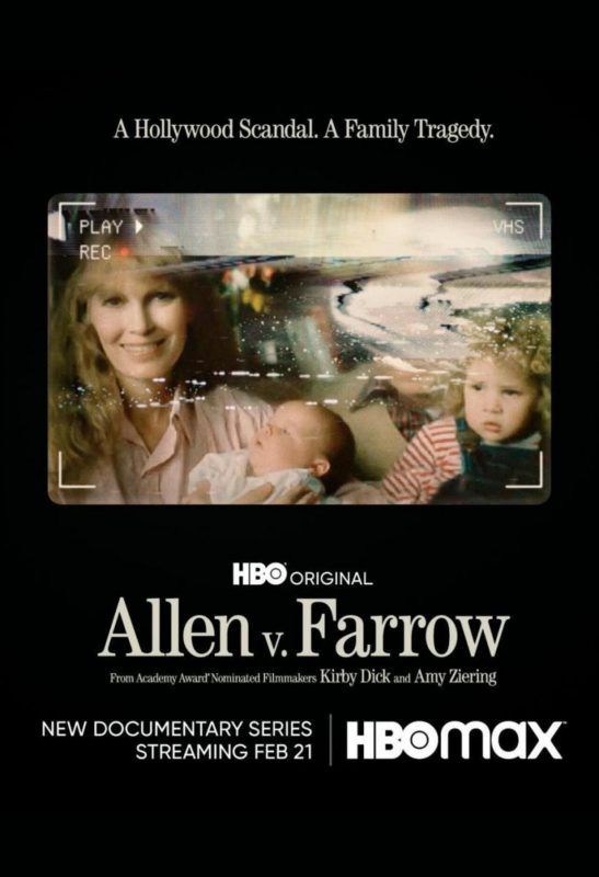Cartel de la serie documental Allen vs Farrow de HBO