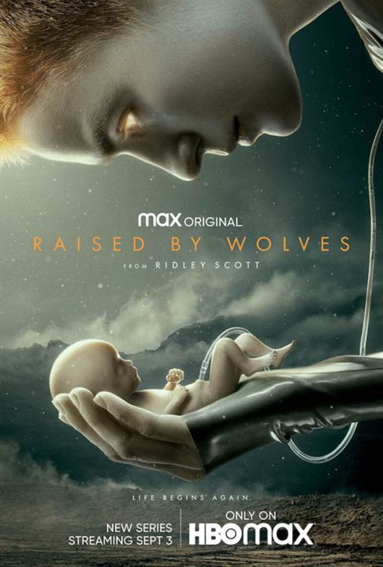 Cartel de la película Raised by Wolves de HBO