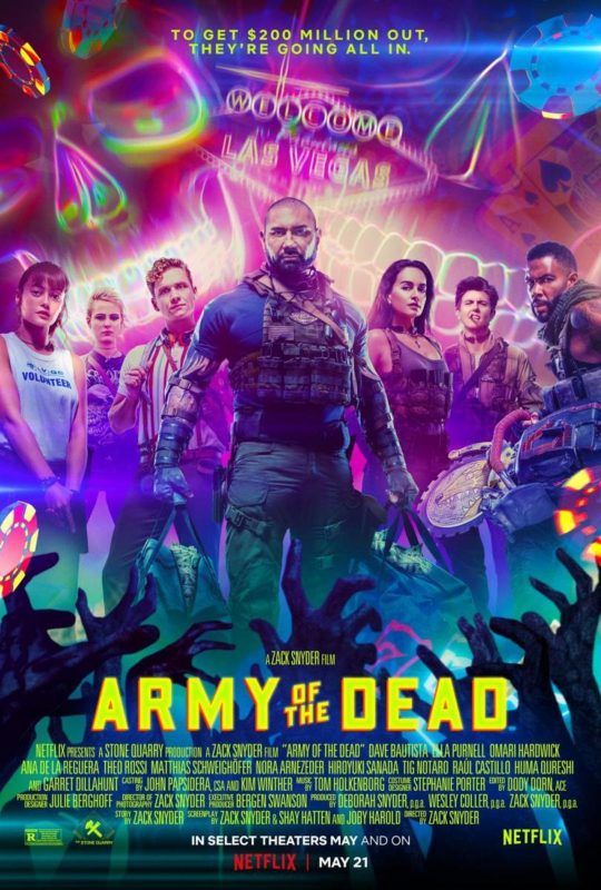 Cartel de la película Ejército de los muertos de Netflix