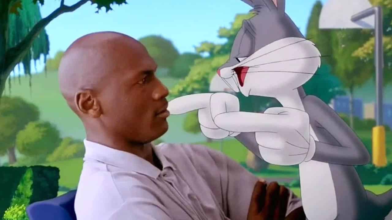 Michael Jordan y Bugs Bunny