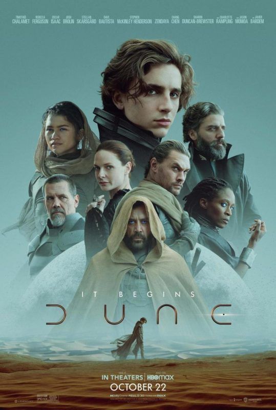 Cartel de la película Dune de Denis Villeneuve