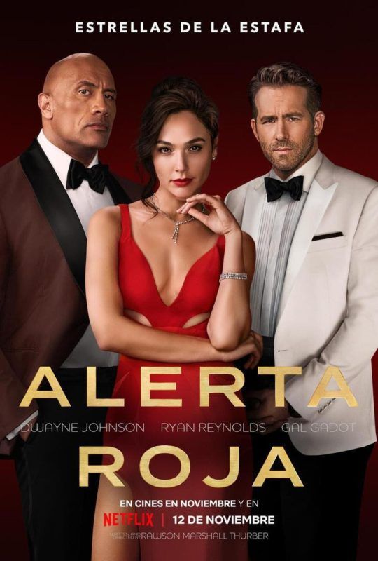 Cartel de la película Alerta Roja de Netflix