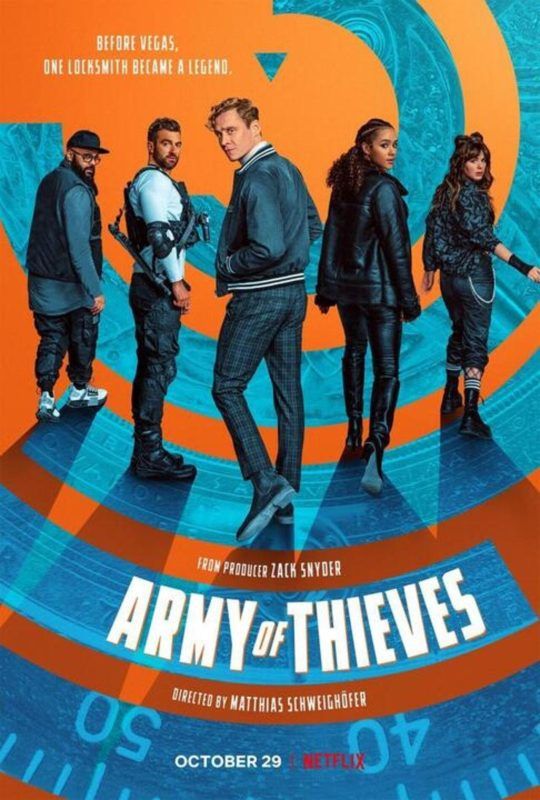 Cartel de la película Ejército de los ladrones de Netflix