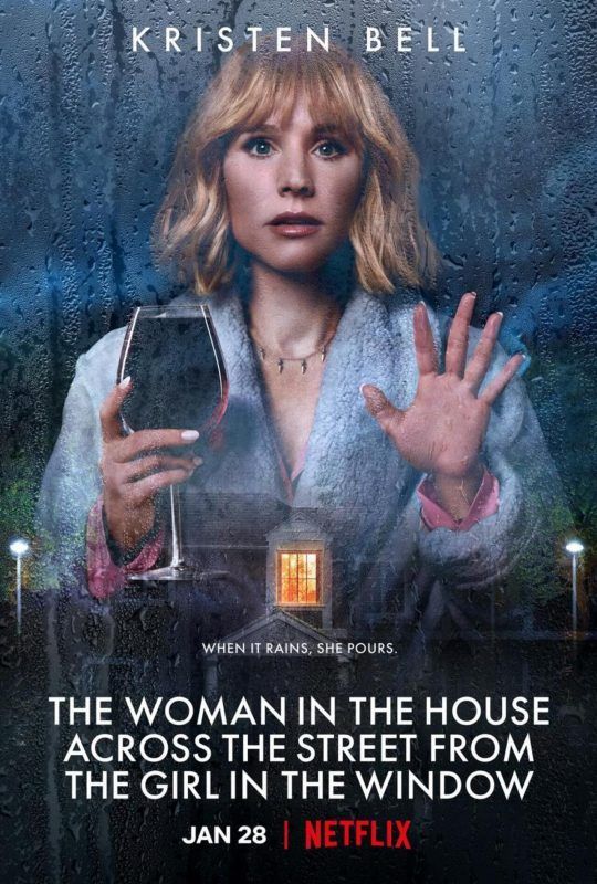 Cartel de la serie La mujer de la casa de enfrente de la chica en la ventana