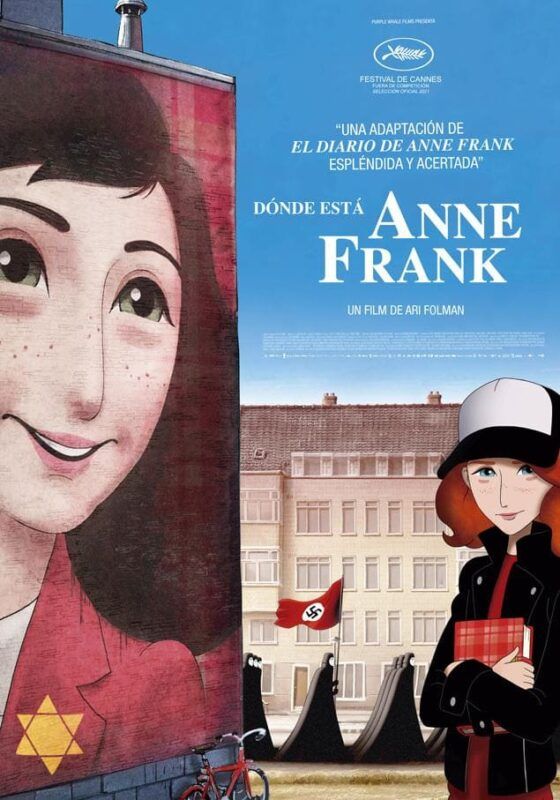 Cartel de la película Dónde está Anne Frank