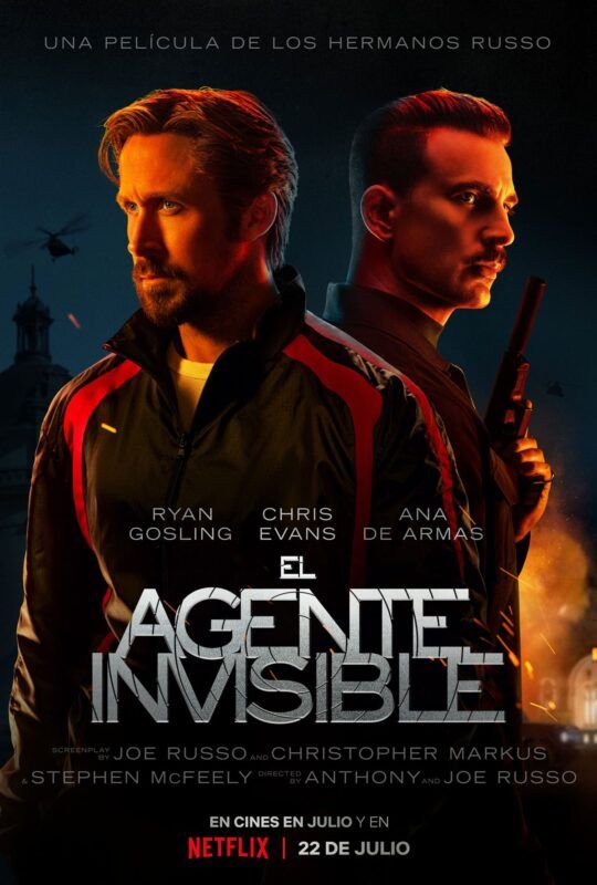 Cartel de la película El agente invisible de Netflix