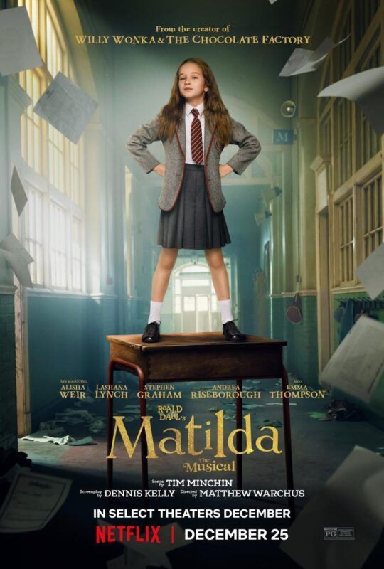 Cartel de la película Matilda El Musical (Netflix)
