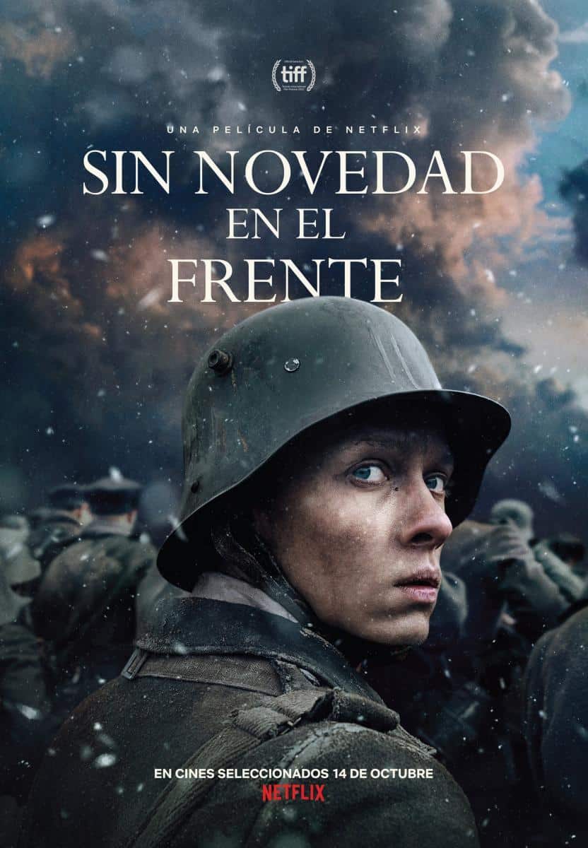 Cartel de la película Sin novedad en el frente (Netflix)