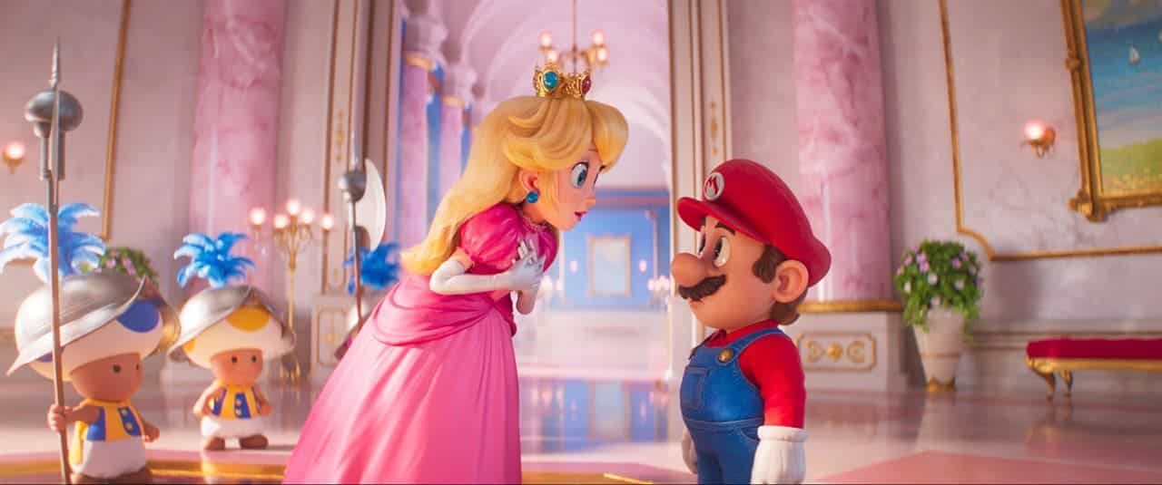 La Princesa Peach y Mario