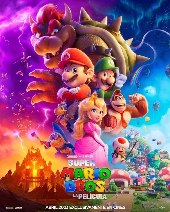 Cartel de Super Mario Bros La película