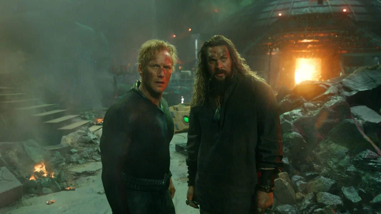 Jason Momoa, como un Aquaman y Patrick Wilson, como su hermano Orm