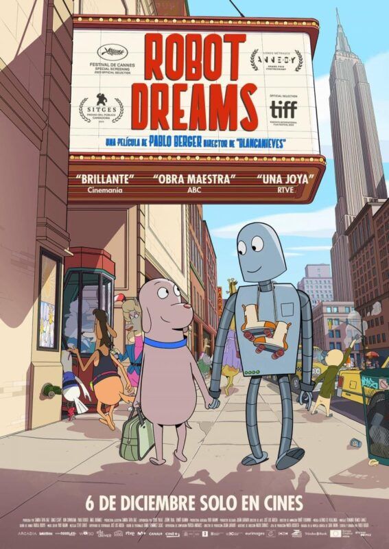 Crítica de la película Robot Dreams (2023)