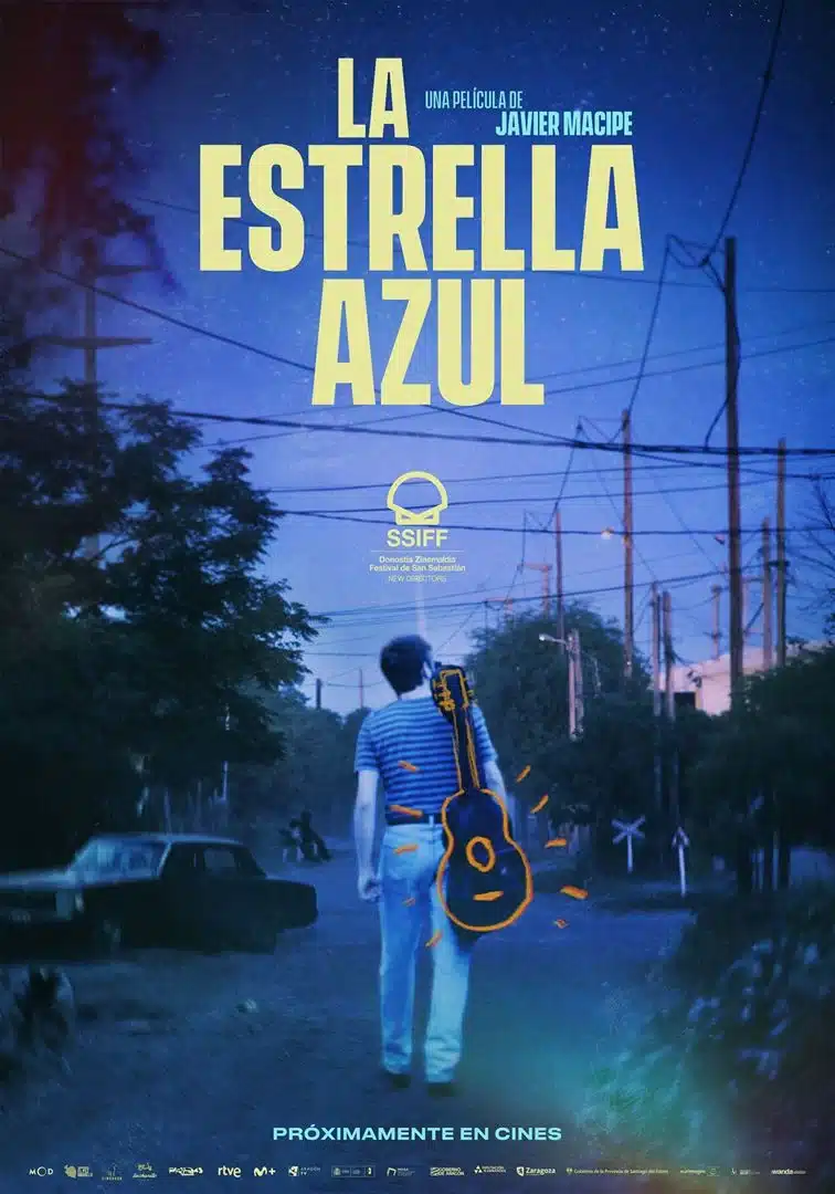Cartel de la película La estrella azul Cartel de la película La estrella azul