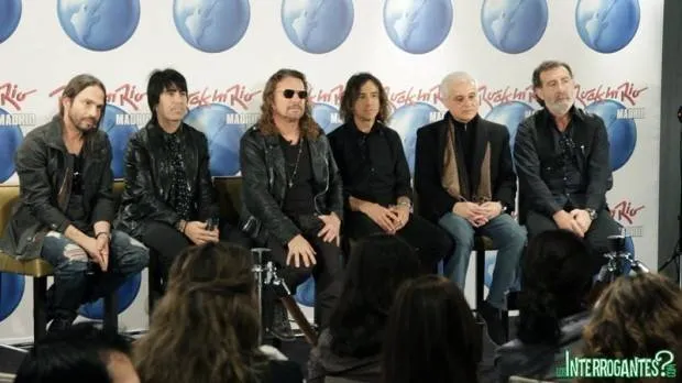 Mana Presentacion Rok in Rio Madrid 2 Maná durante la presentación de Rock in Rio Madrid 2012