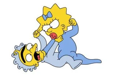 Maggie Simpson Corto Un Largo Dia De Guarderia