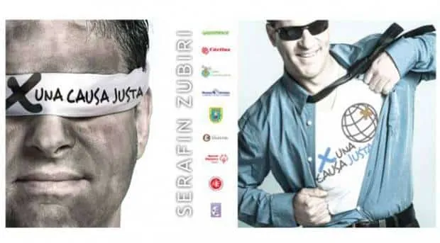 Portada de 'X una causa justa' de Serafín Zubiri