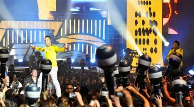 Cali y el Dandee actuación en los Premios 40 Principales 2012