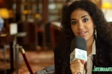 Julieta Rada durante la entrevista para LosInterrogantes.com