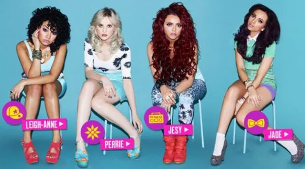 Little Mix posando para su disco 'DNA'