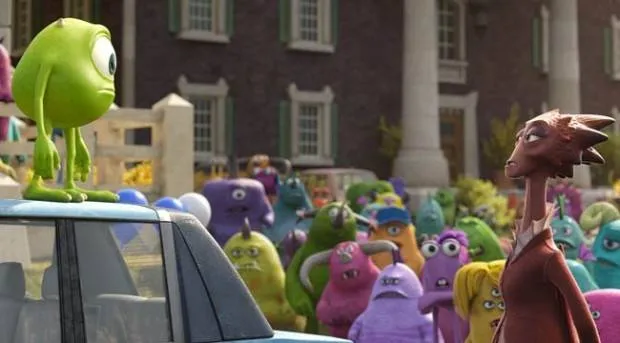 Imagen del film Monstruos University