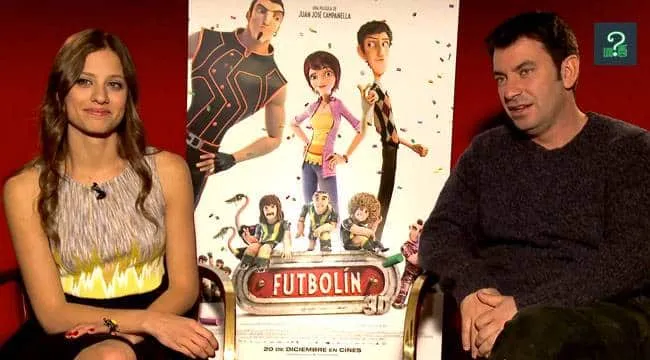 Imagen de Michelle Jenner y Arturo Valls durante la entrevista por 