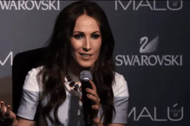 Imagen de Malú durante la presentación de 'Tour Sí'