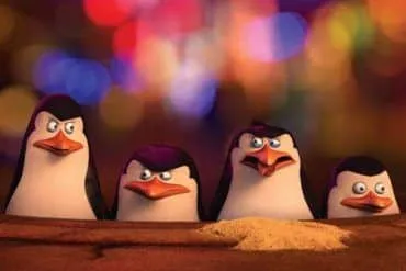 Imagen de la película 'Los pingüinos de Magadascar'